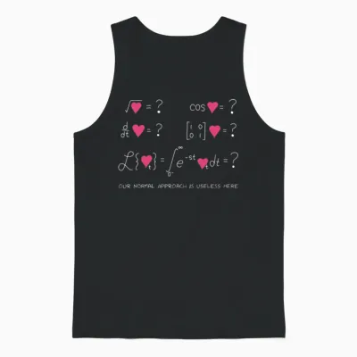 Xkcd Love Unisex Tank Top - Black