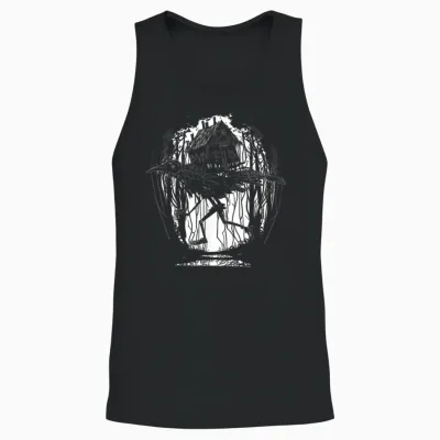 Haus Von Baba Yaga Slawische Folklore Russland Märchen Kunst Unisex Tank Top - Black