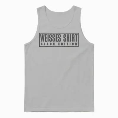 Funny Slogan Unisex Tank Top - Ash