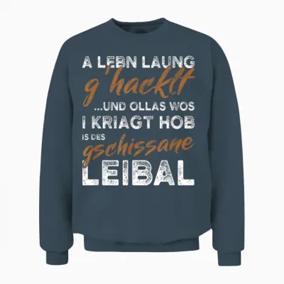 Pension 2026 Ein Leben Lang Gearbeitet Pensionisten Unisex Sweatshirt - Dark Heather
