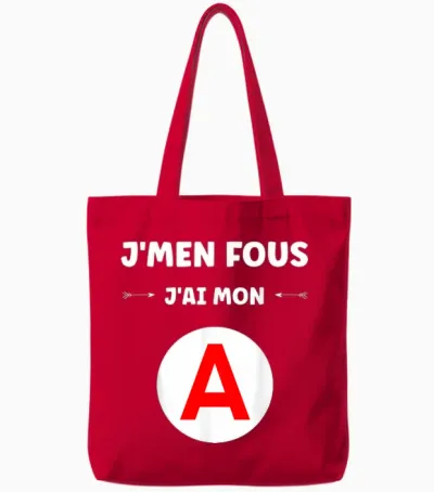 Jeune Humour Licence De Conduire Je M'en Fous J'ai Mon A Tote Bags - Red