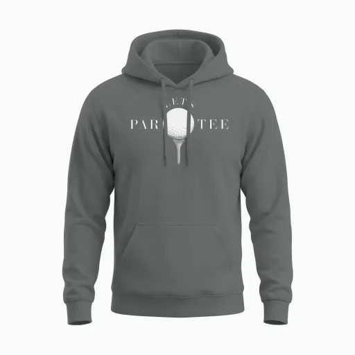 Funny Golf Shirt - Lets Par Tee Golf Unisex Hoodie in Graphite Heather