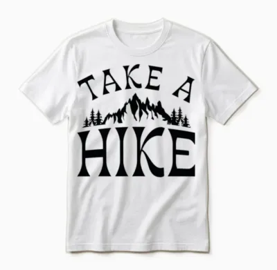 Take a Hike Unisex T-Shirt - White