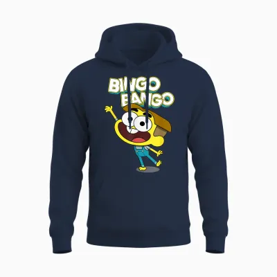 Disney Channel Big City Greens Cricket Bingo Bango Unisex Hoodie - Navy