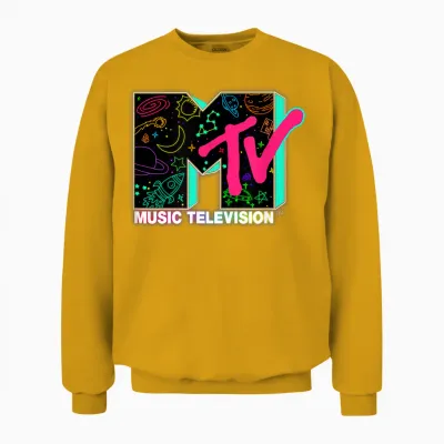 Mademark X Mtv - Music Television - Intergalactic Unisex Sweatshirt - Gold