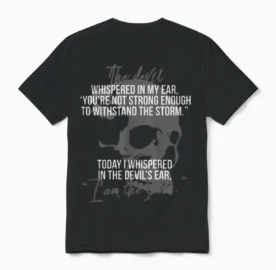 I Am the Storm Unisex T-Shirt - Black
