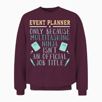 Event Planner Unisex Sweatshirt - Maroon