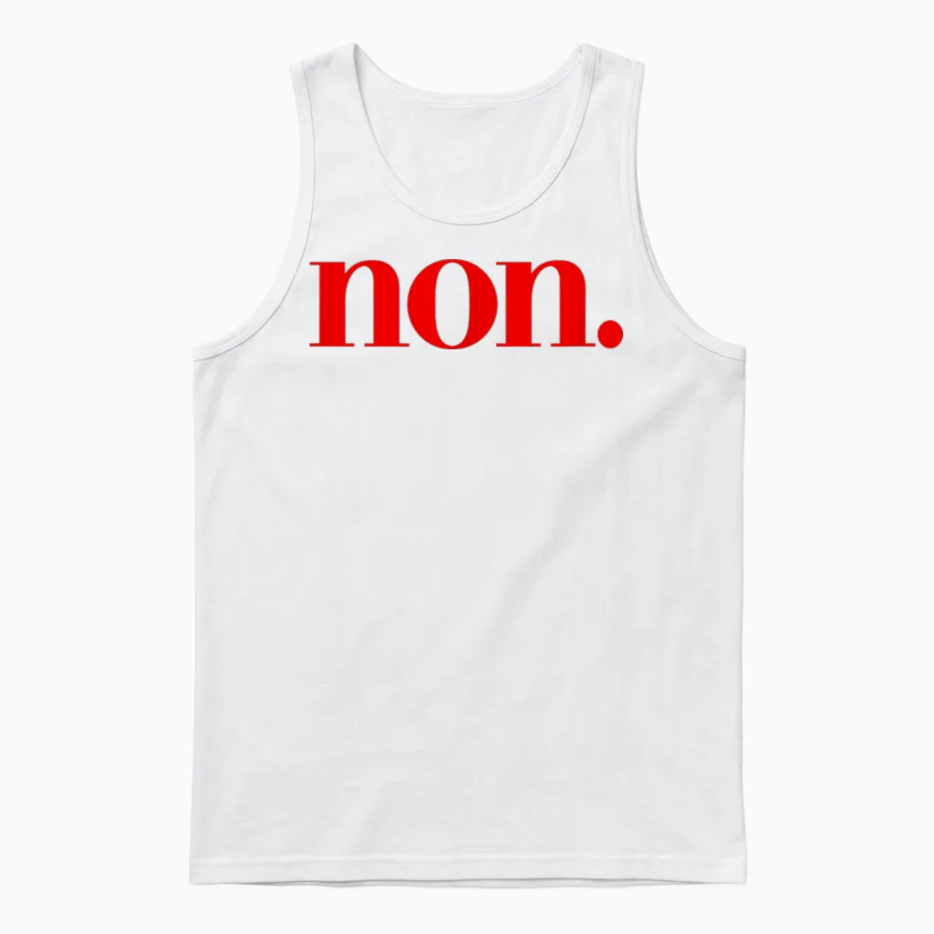 Nein. - Französisch Frankreich Unisex Tank Top in White