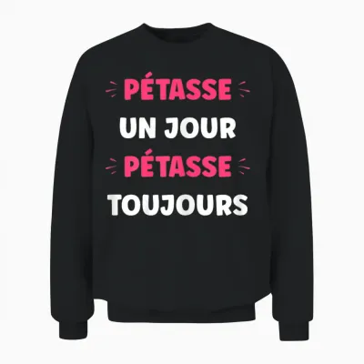 Super Nickname Cute Humor Unisex Sweatshirt - Black