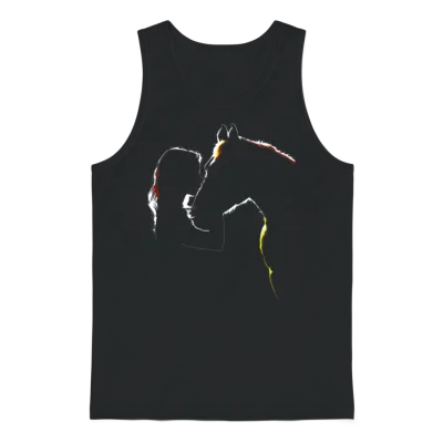 Horse Girl - Horse Lover Unisex Tank Top - Black