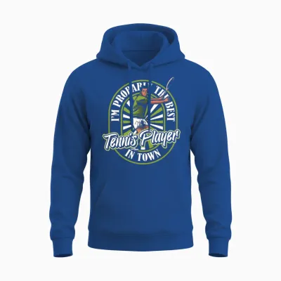 Tennis Funny Unisex Hoodie - Royal
