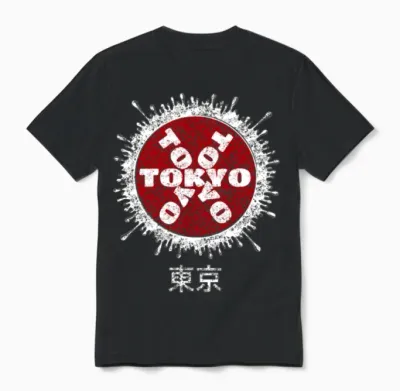 Tokyo Kanji Unisex T-Shirt - Black