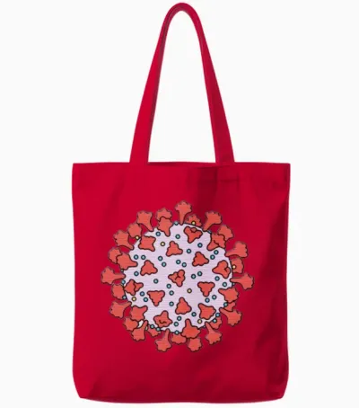 Middle East Tote Bags - Red