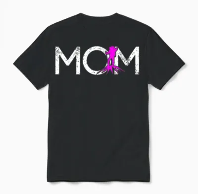 Hiking Mom Unisex T-Shirt - Black