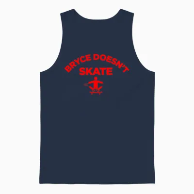 Bryce Doesn T Skate Season Unisex Tank Top - Navy