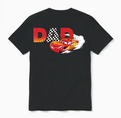 Disney & Pixar's Cars Dad Birthday Gift Father's Day Unisex T-Shirt - Black