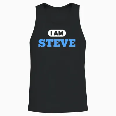 Steve Name Saying for Proud Steves Unisex Tank Top - Black