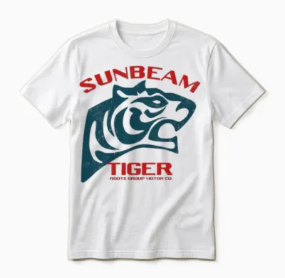 Sunbeam Tiger Cars Unisex T-Shirt - White
