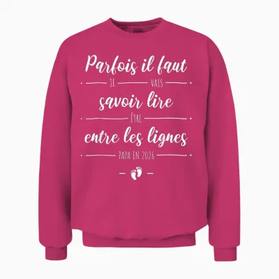 I Will Be Dad 2026 - Funny Pregnancy Announcement and Surprise Unisex Sweatshirt - Heliconia