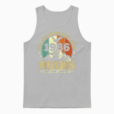 Les Légendes Sont Nées En Mars 1986 Anniversaire 40 Ans Unisex Tank Top - Ash