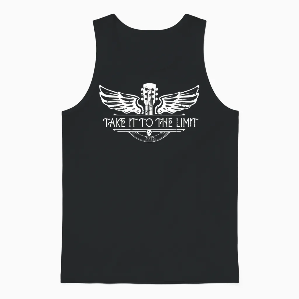 Take It to the Limit Unisex Tank Top in Black