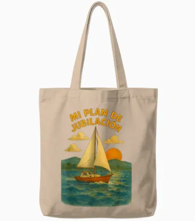 My Plan De Jubilee Barco Velero Mar Tote Bags - Natural