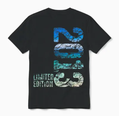 13. Geburtstag Junge Mädchen 13 Jahre 2013 Geschenk Lustig Unisex T-Shirt - Black