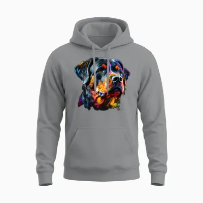 Dog Chien Unisex Hoodie - Sport Grey