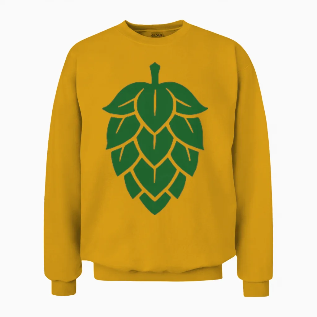 Lecker Bierchen Club Unisex Sweatshirt in Gold