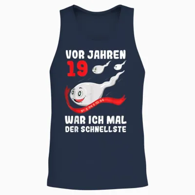 Vor 19 Jahren Junge Mädchen Geschenk 19. Geburtstag Unisex Tank Top - Navy