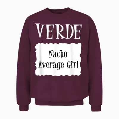 Verde - Hot Packet Halloween Taco Costume Unisex Sweatshirt - Maroon