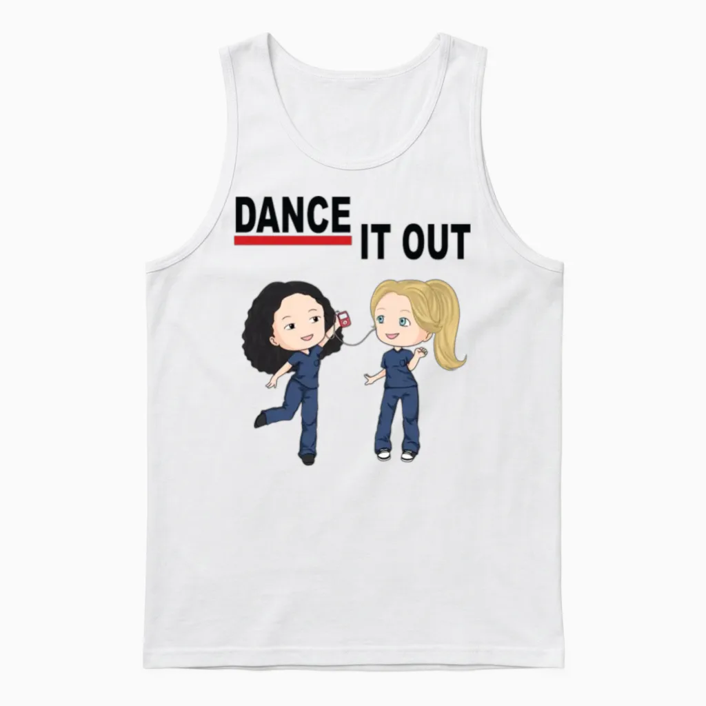 Greys Anatomy Merch Unisex Tank Top in White