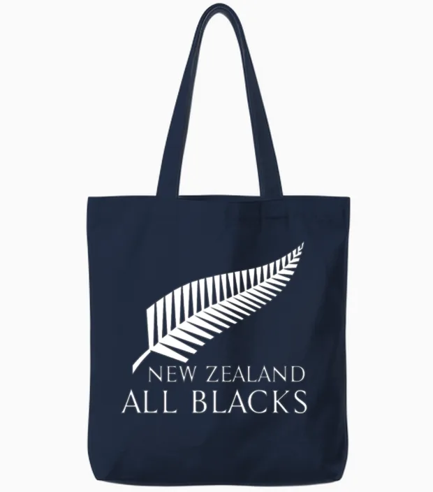 New Zealand Rugby Tote Bags in Navy