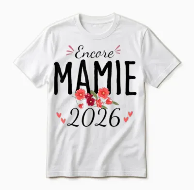 Encore Granny 2026 Announcement Pregnancy Grandmother Unisex T-Shirt - White