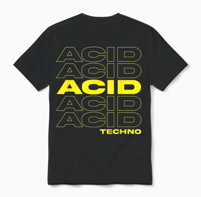 Acid Techno T-Shirt We Love 303 Unisex T-Shirt in Black