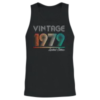 Vintage 1979 Limited Edition Unisex Tank Top - Black – 2