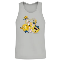 Minions the 5 Mega Minions Unisex Tank Top - Ash – 2