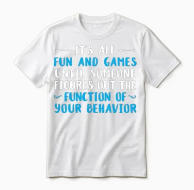 Funny Behavioral Psychologist Unisex T-Shirt - White