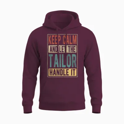 Tailor Retro Gift Unisex Hoodie - Maroon