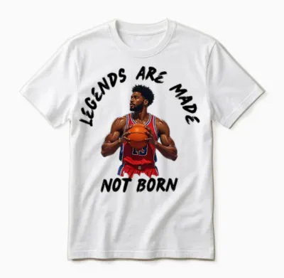 Legends Are Made, Not Born Unisex T-Shirt - White