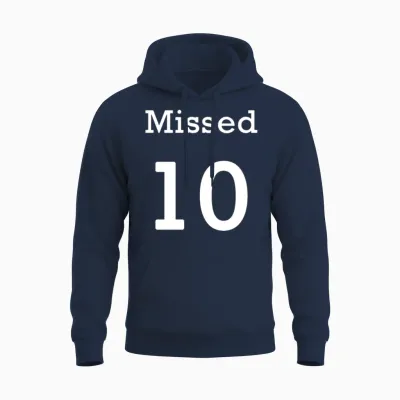 Messi Funny Footballjoke Unisex Hoodie - Navy
