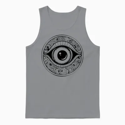 Eye Eyeball Eyebrows Unisex Tank Top - Sport Grey