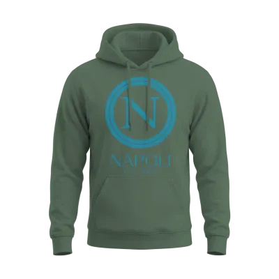 Napoli Italy Blue Unisex Hoodie - Military Green