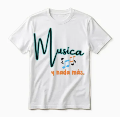Music and Notes Unisex T-Shirt - White