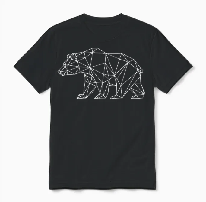 Aesthetic Retro Mode Vintage Fashion Damen Herren Streetwear Unisex T-Shirt in Black