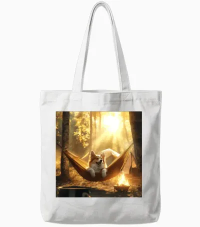 Dog Tote Bags - White