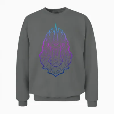 Funny Unicorn Unisex Sweatshirt - Graphite Heather