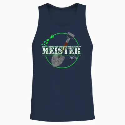 Geschenkidee Gärtnermeister Garten- Und Landschaftsbau 2026 Unisex Tank Top - Navy