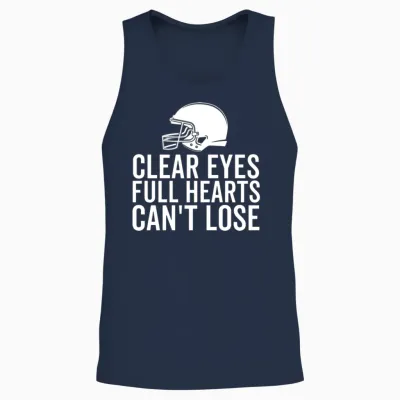 Clear Eyes Full Hearts Can't Lose Unisex Tank Top - Navy
