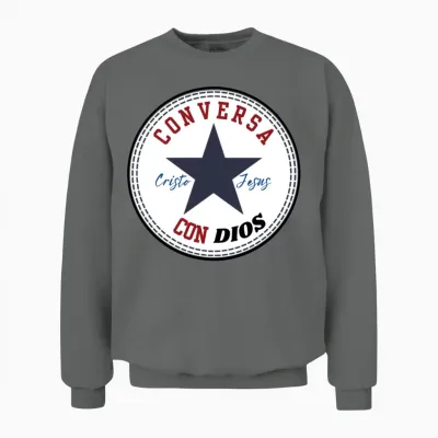 Conversa Con Dios Unisex Sweatshirt - Graphite Heather